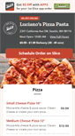 Mobile Screenshot of lucianospizzaseattle.com